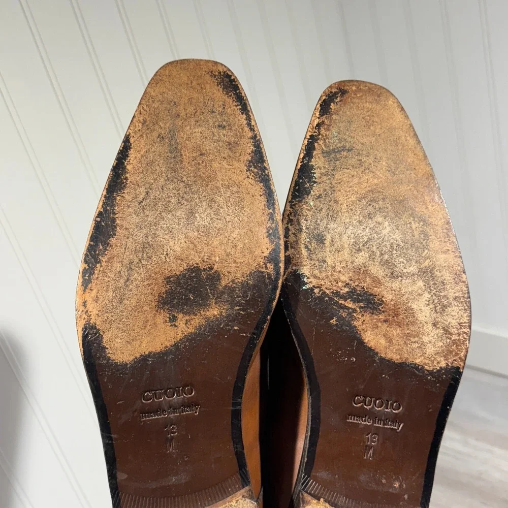 Mercanti Fiorentini Mens‎ Shoes Monk Strap Men's Sz 13